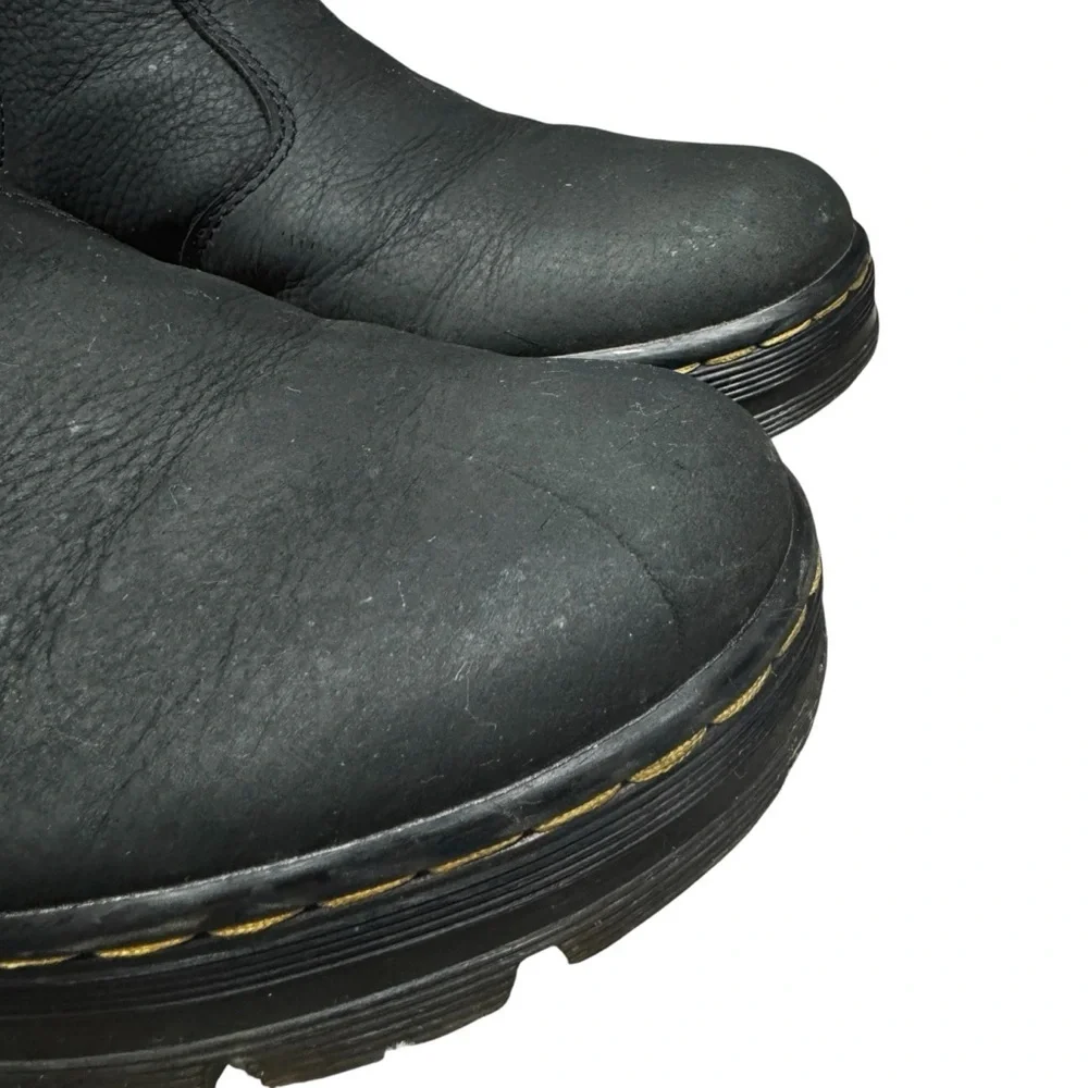 Dr. Martens Woman’s  Hardie II Black Pit Quarter Boots Chelsea Shoes Size 8